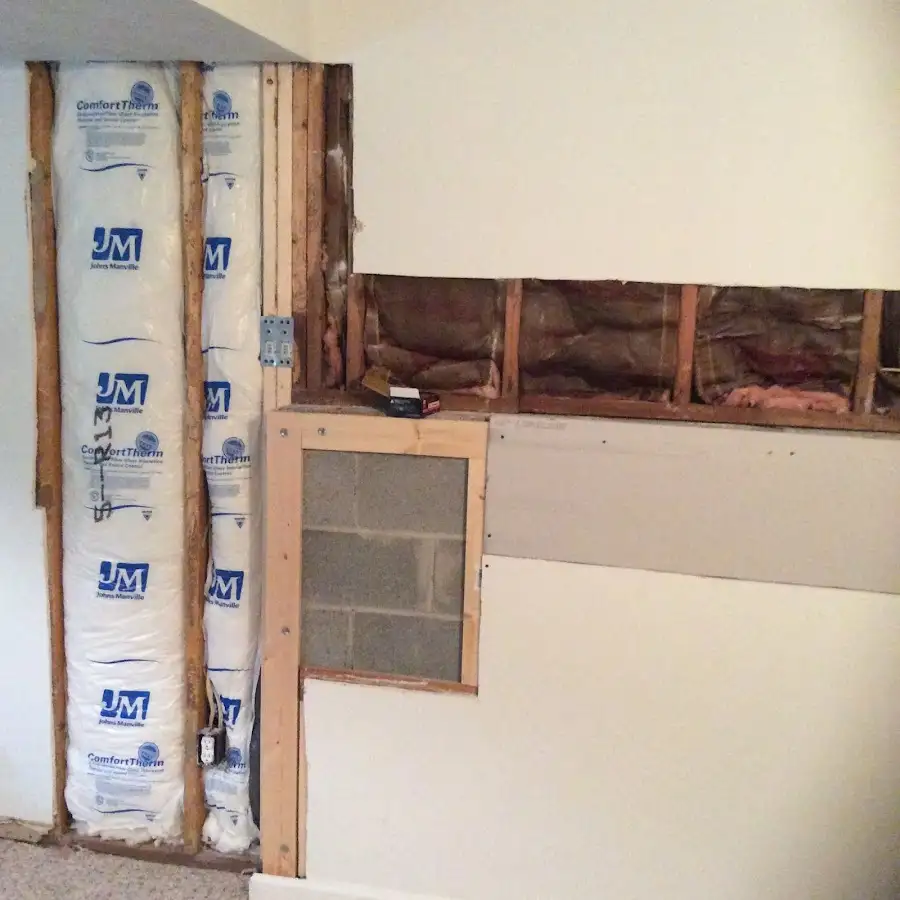 Wall insulation replacement during Structural Drying in East Stroudsburg